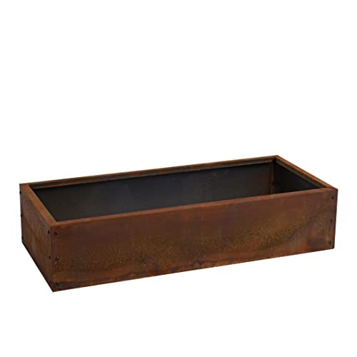 ESTEXO Beeteinfassung Beetumrandung Edelrost...