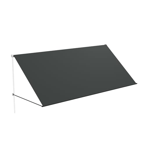 QEENTOE 300x145cm Fallarmmarkise Markise...