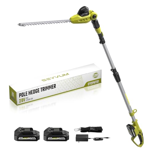 Teleskop Heckenschere mit 2×2.0Ah akkus,50cm...