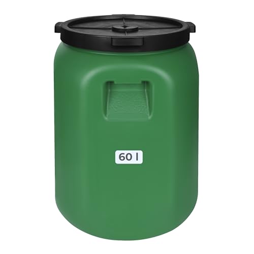 F & R Regentonne mit Deckel 60 Liter aus HDPE...