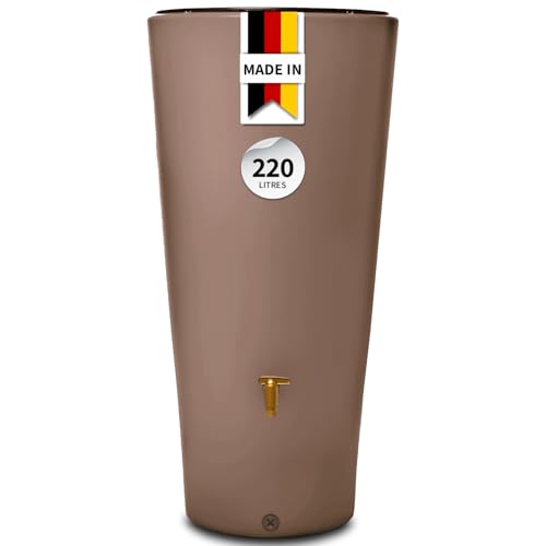 4rain Vaso 2in1 Regentonne 220 Liter Taupe...