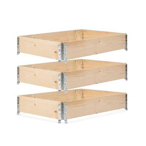 gardivo Hochbeet 120 x 80 x 20 cm - 3-teilig...