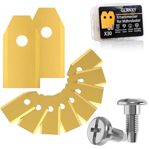 GLANXY 30 Stück Premium Ersatzmesser Klingen...