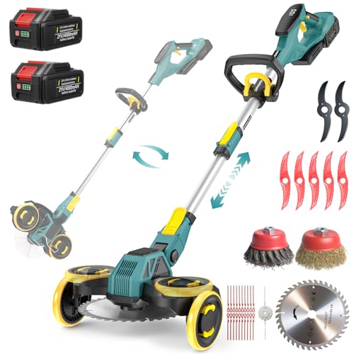 Traumheim Rasentrimmer mit Akku, 5-IN-1...