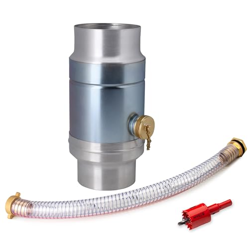 IGarden 100mm Regenwassersammler mit 45cm...