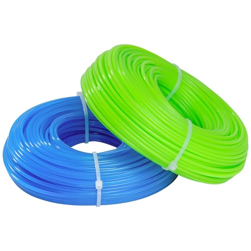 2 Rollen Mähfaden Trimmerschnur 2,4mm, 100 m...