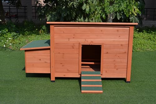 Mucola Hühnerstall 149x80x79cm Hühnerhaus |...