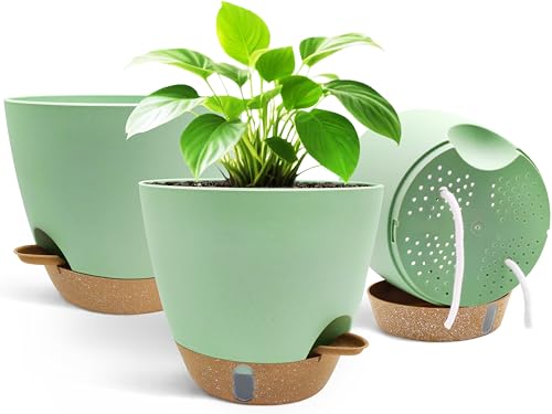 TIKTALK 20cm Selbstbewässerungstopf 3er Set...