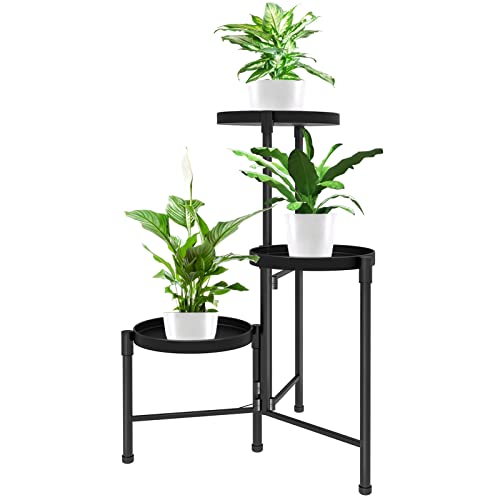 JOENCOST 3 Stufen Metall Blumenregal...