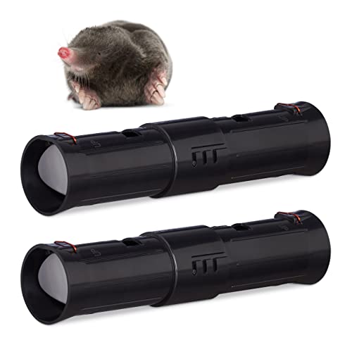 Relaxdays Maulwurffalle, 2er Set, Lebendfalle...