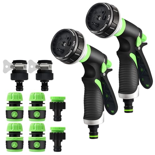 Gartenbrause 2er Set, Handbrause Garten 8...