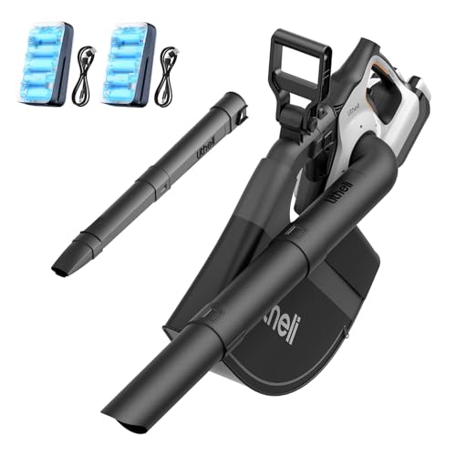 Litheli Akku Laubbläser & Laubsauger 2-in-1,...