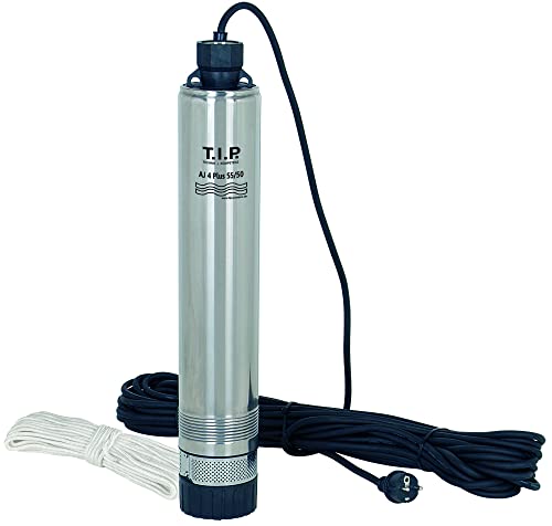 T.I.P. Tiefbrunnenpumpe Edelstahl 800W, 3300...