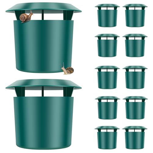 12 Stück Schneckenfalle Garten 8.5x9cm...