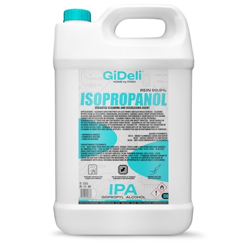 GiDeli Isopropanol 99,9% 5 Liter Reiniger...