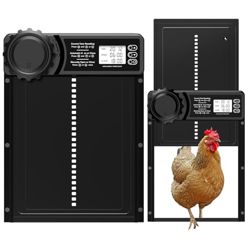 Aluminum Automatische Hühnerklappe Batterie,...