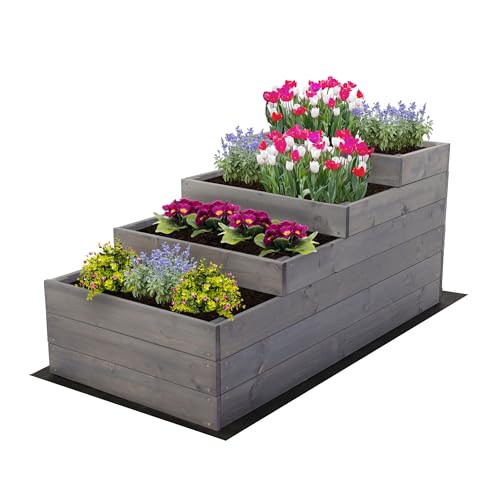 MODO24 Hochbeet Holz, 4-stufiger...