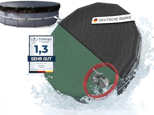 Planenfux® Poolabdeckung rund 366 cm (Für...
