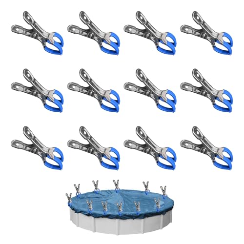12 Stück Klammern Metall für Poolabdeckung,...