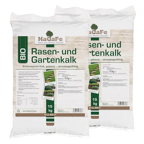 HaGaFe Bio Rasenkalk & Gartenkalk Kalk,...