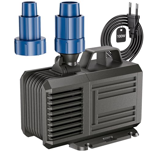 Tauchpumpe 5000L/H (MAX) 100W Wasserpumpe,...