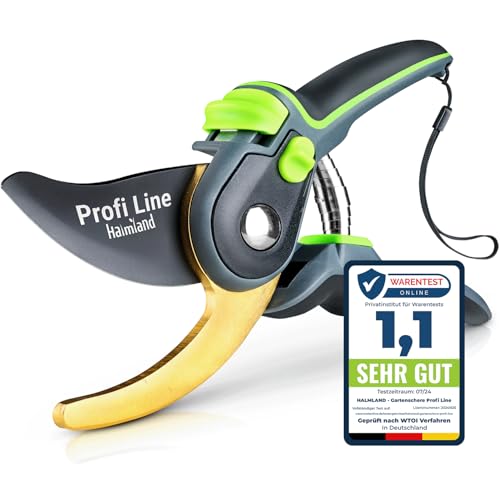 halmland® Premium Gartenschere mit scharfer...