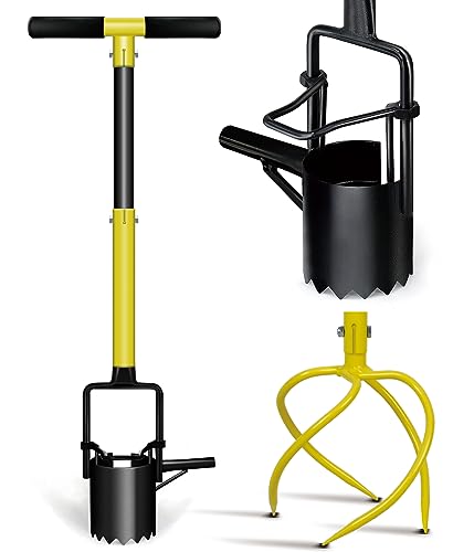 GARDTECH 2-in-1 Gartenkralle mit Stiel -...