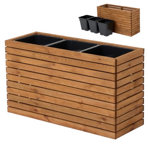 HOMERZO Pflanzkübel Holz – imprägniert...