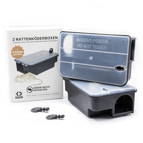 Köder-Discount Rattenfalle für Giftköder...