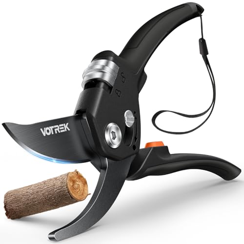 VOTREK 8,5' Bypass Gartenschere, für frische...