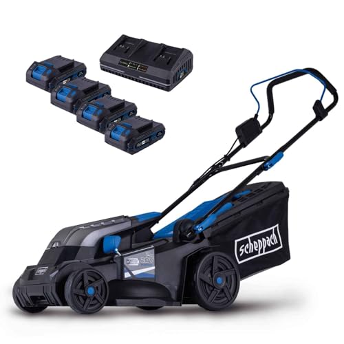 Scheppach Akku-RasenmäherBC-MP380-X - Set S4...