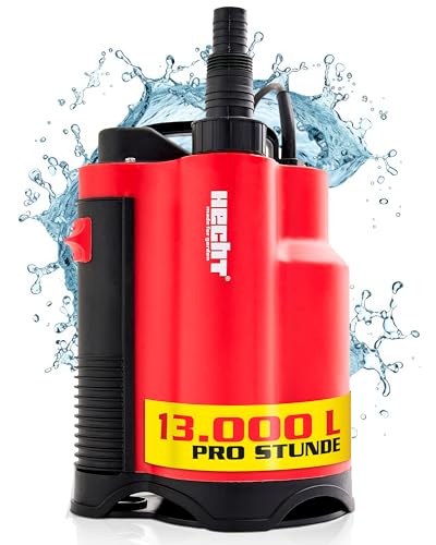 HECHT Tauchpumpe 750 W – 13 000 l/h...