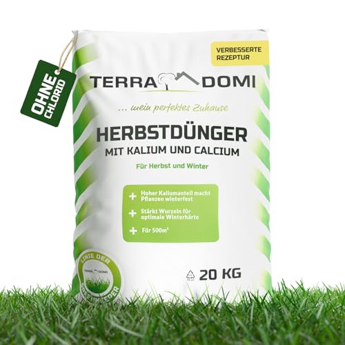 TerraDomi Rasendünger Herbst 20kg für...