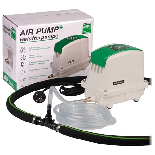 Teichbelüfter-Set AP-60 Luftpumpe mit Japan...