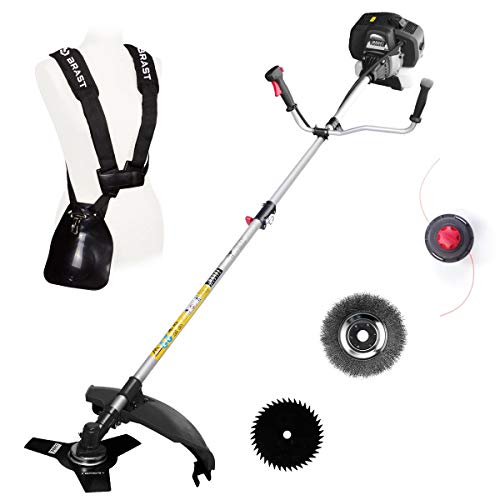 BRAST® Motorsense Benzin 3.0 PS 2 in 1...