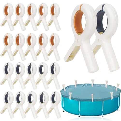 20 Stück Groß Pool Klammern Klemmzwinge -...