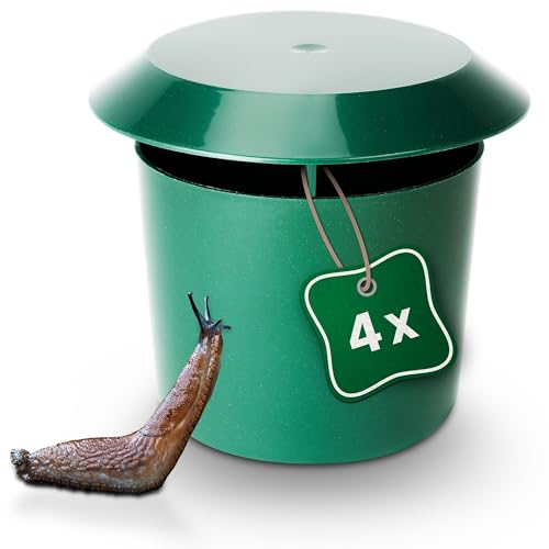 Gardigo Schneckenschutz - Schnecken-Falle 4er...