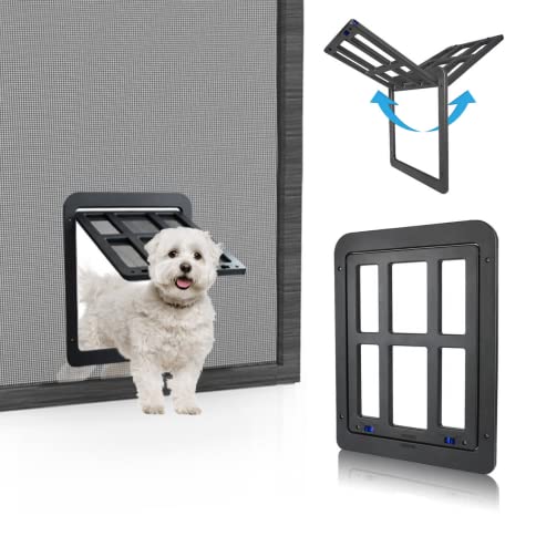 PETLESO Haustierklappe für Fliegengitter...