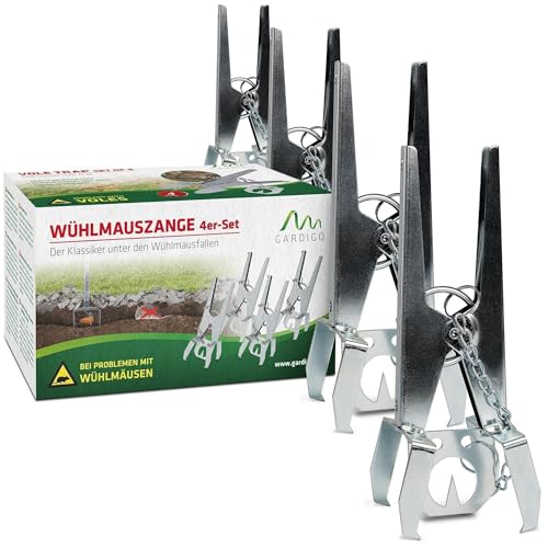 GARDIGO® Wühlmausfalle mit festgekettetem...