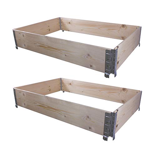 BigDean 2X Hochbeet Palettenrahmen...