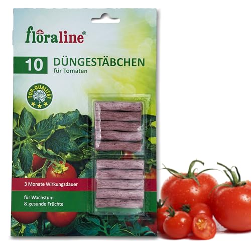 floraline® | 10x Tomaten - Düngestäbchen |...