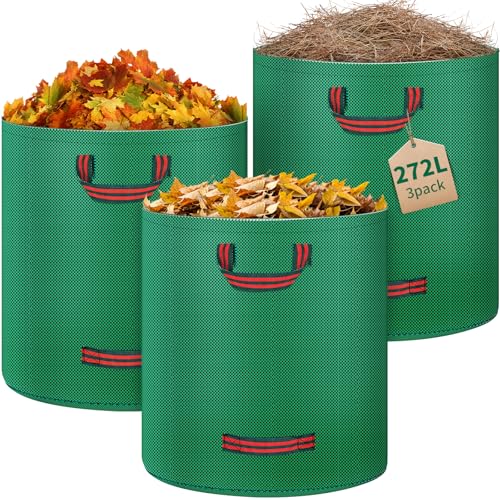 FOYIOLRU 3 x 272L Gartensack Laubsack...