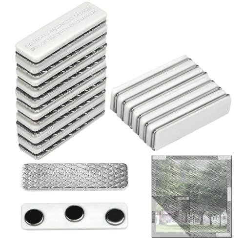 BUZIFU Fliegengitter Clips 16 Stück Magnete...