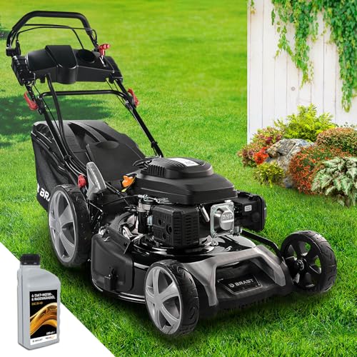 BRAST® Benzin Rasenmäher mit Antrieb |...