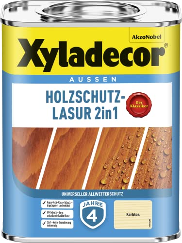 Xyladecor Holzschutz-Lasur 2in1, Universeller...
