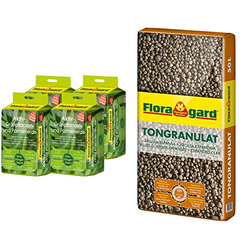 Floragard Aktiv-Grünpflanzen- und Palmenerde...