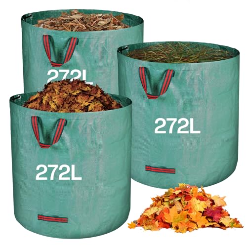 Zanfqvo Gartenabfallsack Stabil 3 x 272L -...