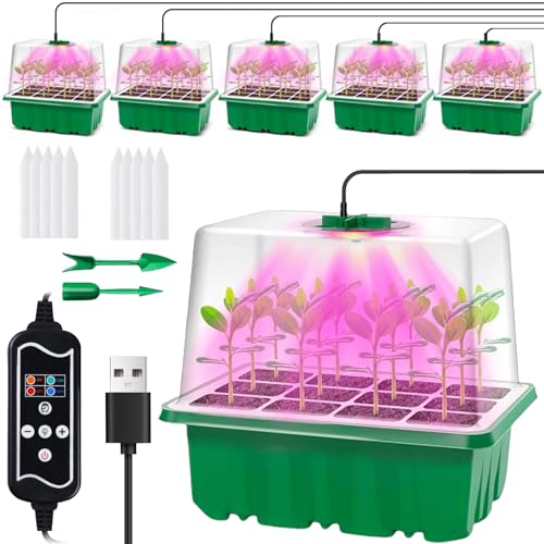 Zimmergewächshaus Anzuchtkasten, 5 Stück...