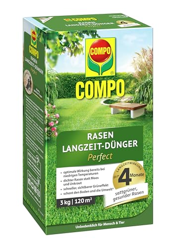 COMPO Rasen Langzeit-Dünger Perfect 3kg für...