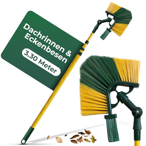 Novaliv Dachrinnenbürste & Eckenbürste mit...